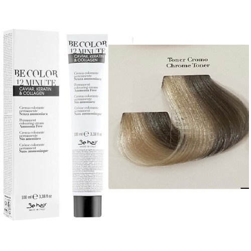 Vopsea De Par Toner Chrome Be Hair-Be Color 12 min, fara amoniac, 100ml