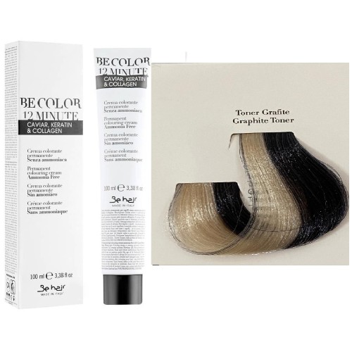 Vopsea De Par Toner  Graphite  Be Hair-Be Color 12 min, fara amoniac, 100ml