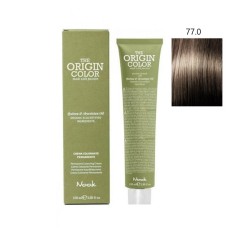 Vopsea permanenta cu amoniac fara PPD si fara Resorcinol, Nook Origin Color blond mediu inchis natural 77.0 100ml