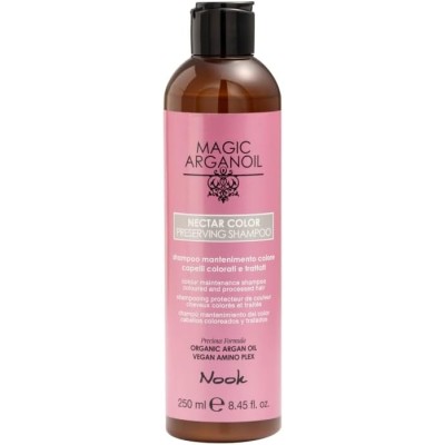Șampon Profesional pentru Părul Vopsit – Protecție, Strălucire și Îngrijire Naturală | Nook Magic ArganOil Nectar Color 250ml