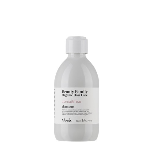 Nook Beauty Family-Sampon cu extract  de ovăz și orez, Avena & Riso Shampoo, 300ml