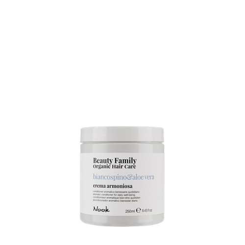 Nook Beauty Family-Balsam cu extract de paducel si aloe vera, Biancospino & Aloe Vera Crema Armoniosa, 250ml