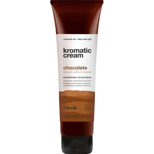 Crema Coloranta Nook Ciocolata- Kromatic Cream Chocolate fara Silicon sau Substante Agressive, 150 ml
