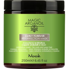 Nook Magic ArganOil Curly Forever Resurrection Mask – Masca Ultra-Regenerantă pentru Păr Creț și Ondulat 250ml