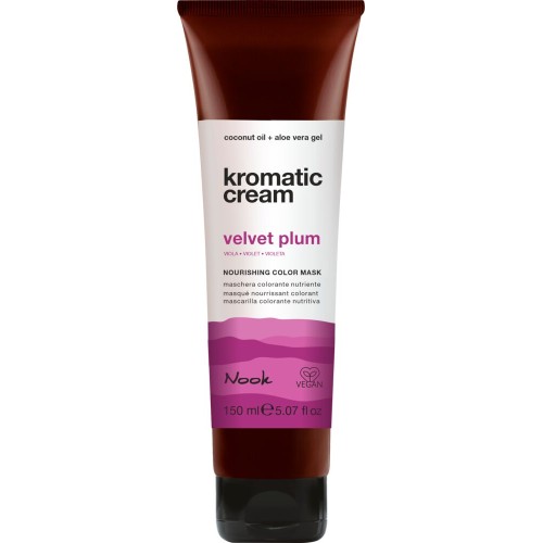 Crema Coloranta Nook Violet- Kromatic Cream  Velvet plum  fara Silicon sau Substante Agressive, 150 ml