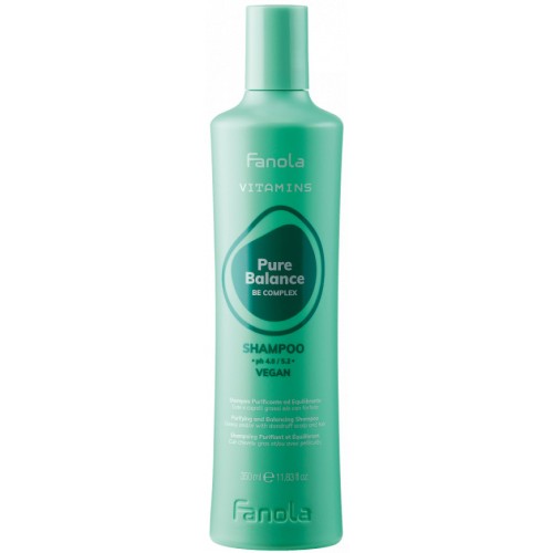 Fanola-Sampon Anti-matreata si Anti-sebum - Vitamins Pure Balance Shampoo -Vegan 350ml