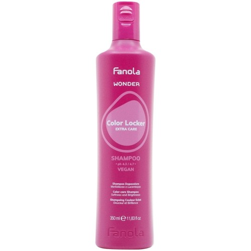 Fanola Sampon pentru Par Vopsit Vegan – Wonder Color Locker Shampoo pH 4.3 - 4.7 350ml