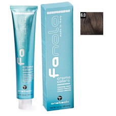 Vopsea de par Fanola blond inchis 6.0 Uz Profesional 100 ml