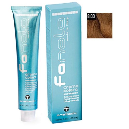 Vopsea de par  Fanola  8.00 blond deschis intens 100ml