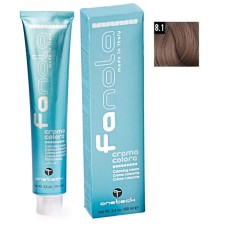 Vopsea de par Fanola blond cenusiu deschis 8.1 Uz Profesional 100ml