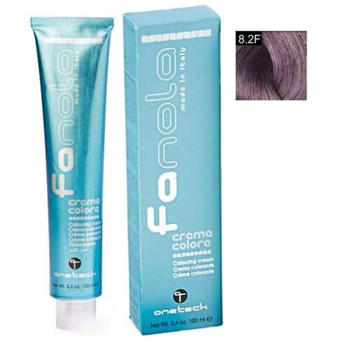 Vopsea De Par Violet Deschis Fantasy, Fanola 8.2F, Uz Profesional, 100 ml