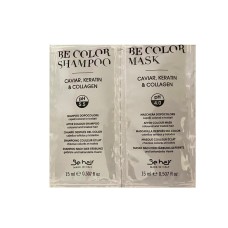 Sampon + Masca - Be Color  Be Hair After Colour Shampoo 15ml + Mask 15ml