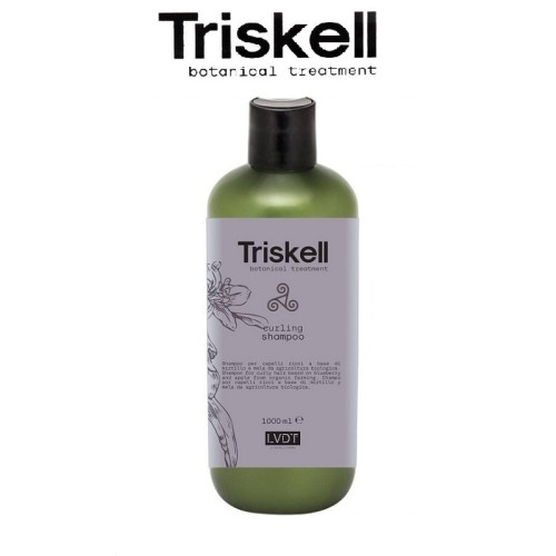 Sampon pentru Păr Creț și Ondulat Triskell Botanical Tratament Curling Shampoo 1000 ml
