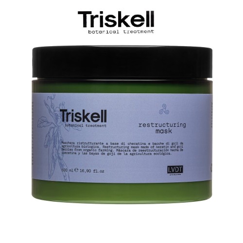 Mască Restructurantă pentru Păr Tratat sau Deteriorat Triskell Botanical 500 ml